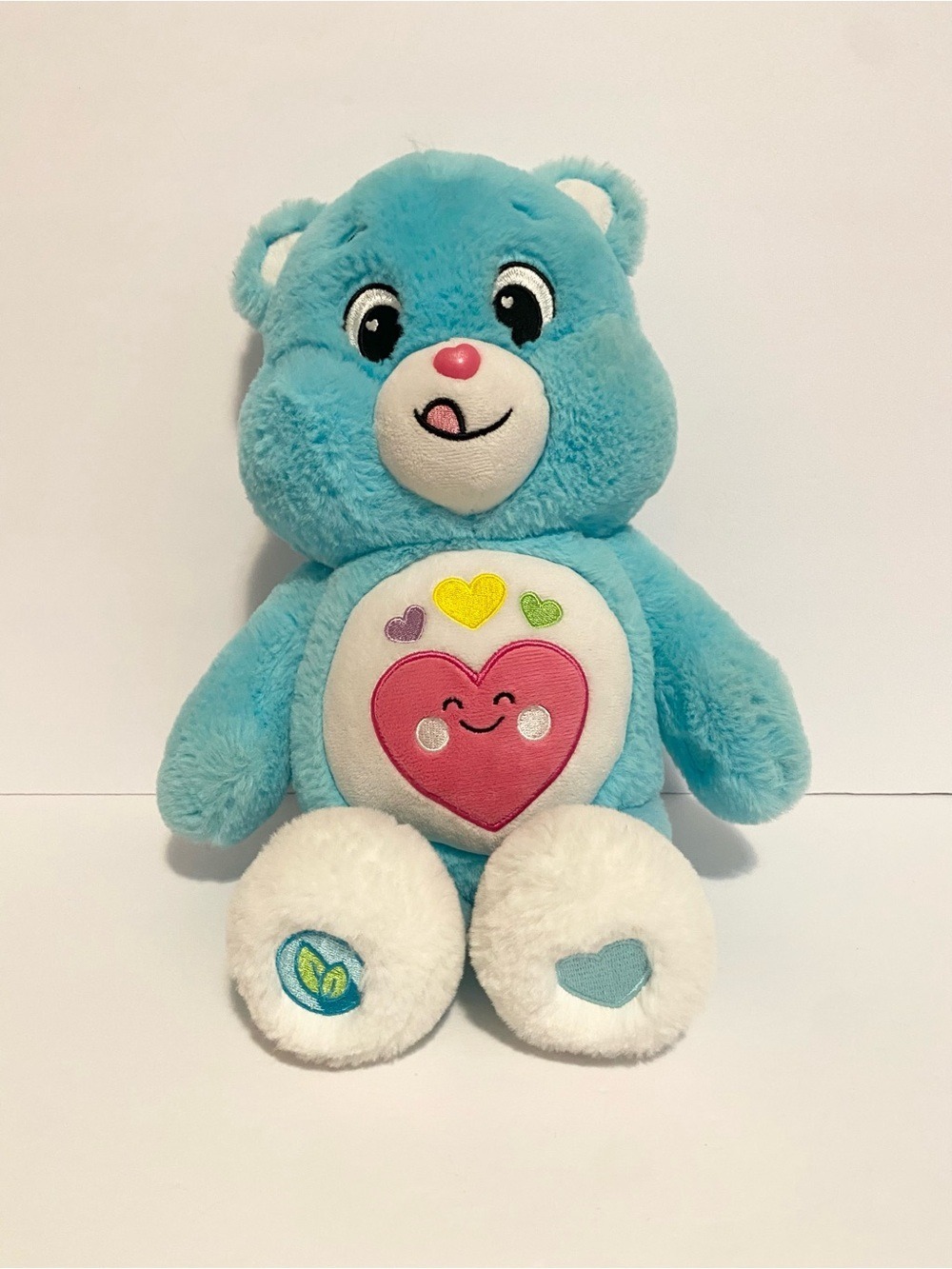 Care Bears Always Here Bear Blue White Small 13” Plush Stuffed Animal Toy 2023